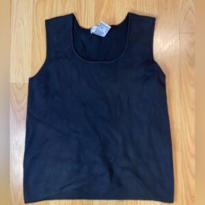 White Stag Black Scoop Neck Tank Top